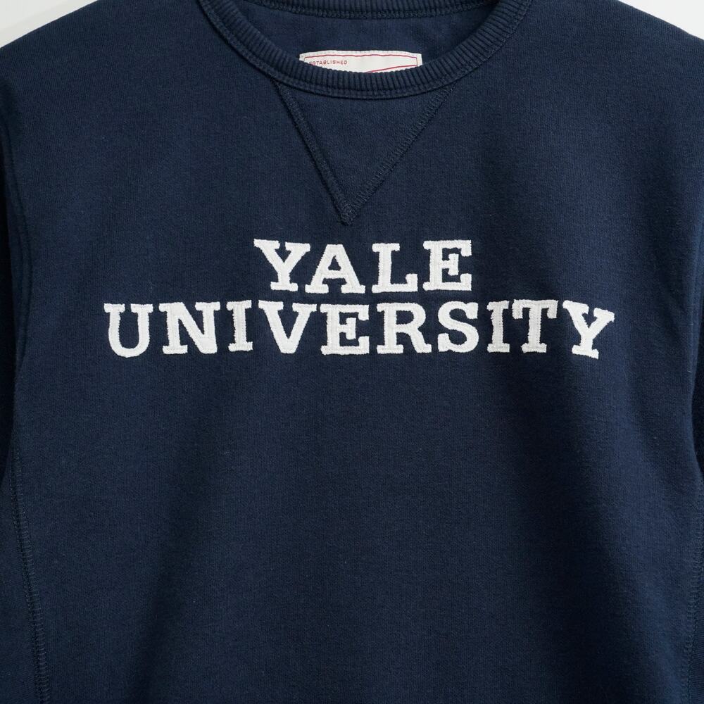 League 1991 Yale Bulldogs Crewneck Sweatshirt Navy S - Picture 3 of 9